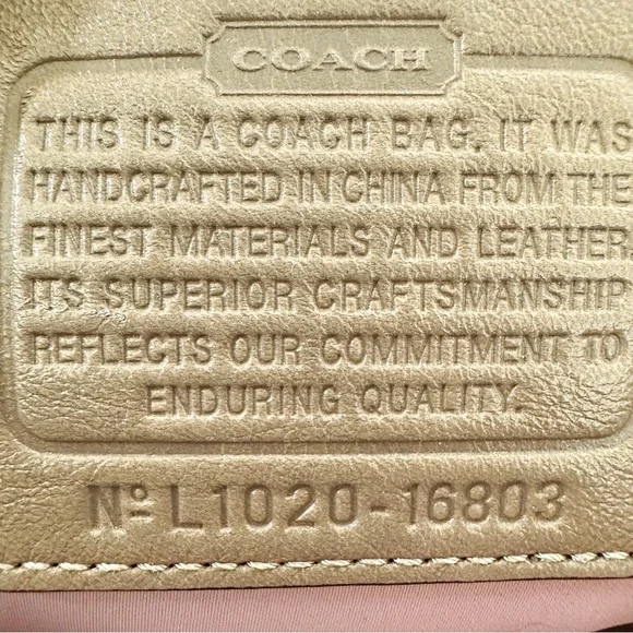 Coach Kristin Spectator Hobo Multi Color Multi Leather Texture Shoulder Bag NWT - Picture 14 of 15